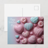 Carte Postale Doux Chocolat de la Saint-Valentin (Devant / Derrière)