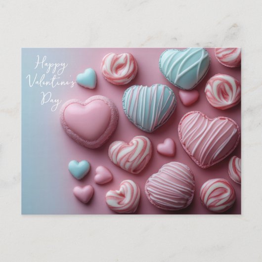 Carte Postale Doux Chocolat de la Saint-Valentin (Devant)