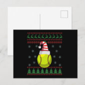 Carte Postale Doux de Noël moche Softball Sport Amateurs Cadeau (Devant / Derrière)