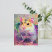 Carte Postale Doux Dragon Hamster (Debout devant)