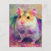 Carte Postale Doux Dragon Hamster (Devant)