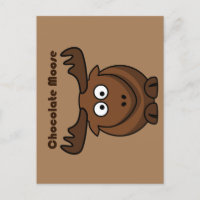 Doux Moose au chocolat, Drôle Dessert Pun Caricatu