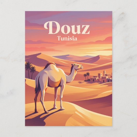Carte Postale Douz, Tunisie (Devant)