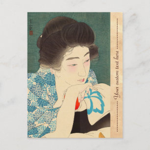 Carte Postale Douze aspects des femmes, cheveux du matin Torii K