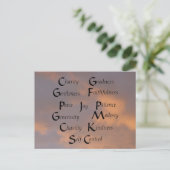 Carte Postale Douze fruits (Debout devant)