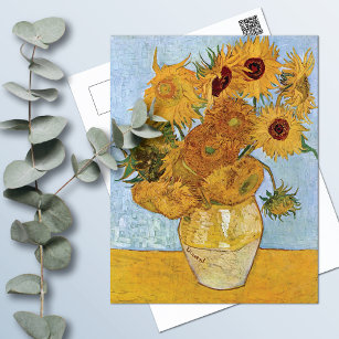 Carte Postale Douze tournesols Vincent Van Gogh