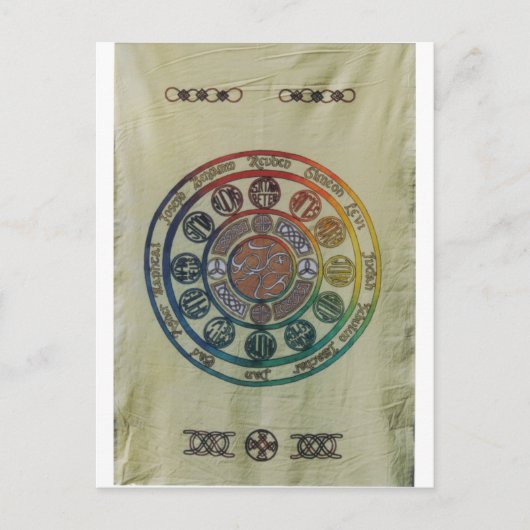 Carte Postale Douze tribus et disciples (Devant)