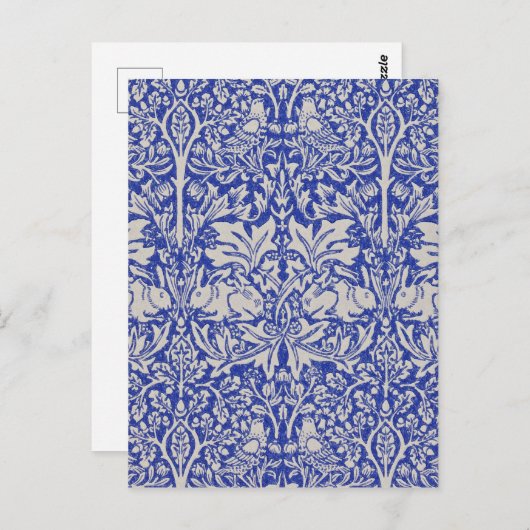 Carte Postale Dove et Rabbit, William Morris (Devant / Derrière)