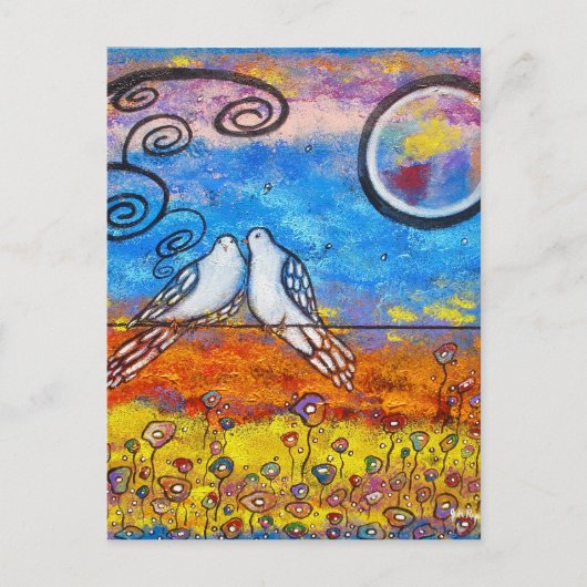 Carte postale Dove Love (Devant)