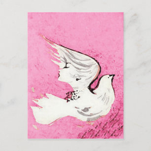 Carte Postale Dove of a Women Postcard / Invitation