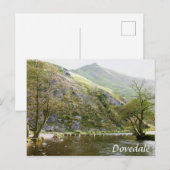 Carte Postale Dovedale Derbyshire, Peak District photo souvenir (Devant / Derrière)