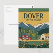 Carte Postale Dover, Delaware Delaware (Devant / Derrière)