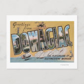 Carte Postale Dowagiac, Michigan - Scènes de grandes lettres (Devant)