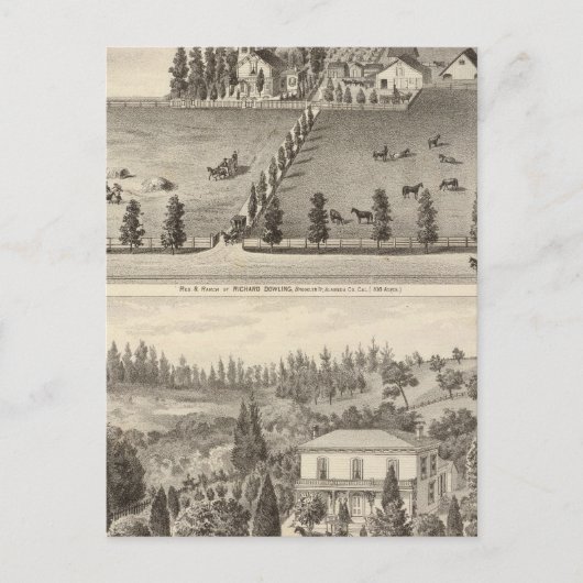 Carte Postale Dowling, Résidences de Marston (Devant)