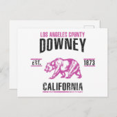 Carte Postale Downey (Devant / Derrière)