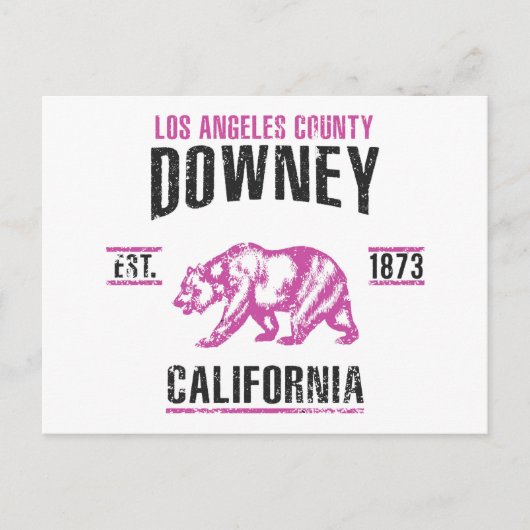 Carte Postale Downey (Devant)