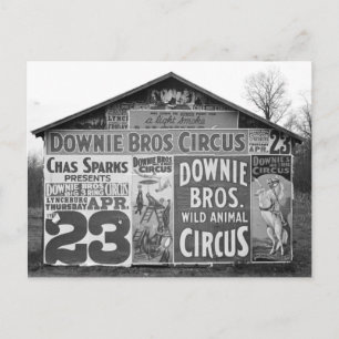 Carte Postale Downie Bros. Cirque, 1936