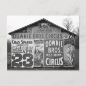 Carte Postale Downie Bros. Cirque, 1936 (Devant)