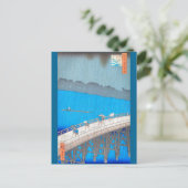 Carte Postale Downpour par Hiroshige (Debout devant)