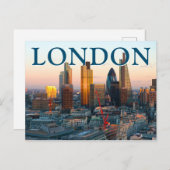 Carte Postale Downtown Business District | Londres, Angleterre (Devant / Derrière)