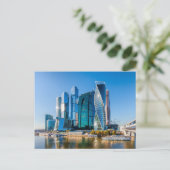 Carte Postale Downtown Business District | Moscou, Russie (Debout devant)