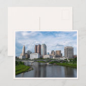 Carte Postale Downtown Columbus View from Main St Bridge (Devant / Derrière)