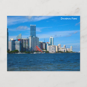 Carte Postale Downtown Miami Skyline