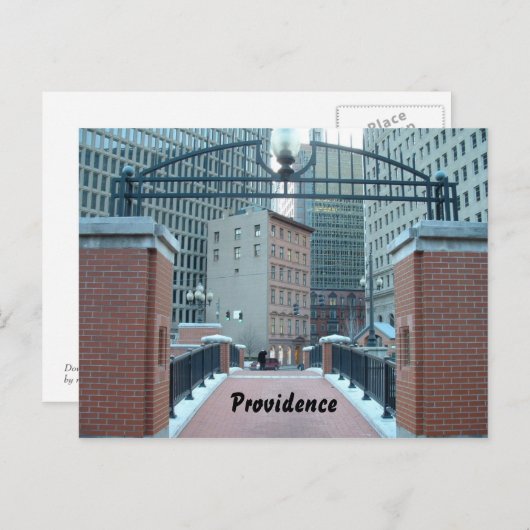 Carte Postale Downtown Providence, (Devant / Derrière)
