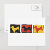 Carte Postale Doxie-3-BOX (Devant / Derrière)