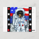 CARTE POSTALE DOXIE ASTRONAUTE (Dos)