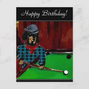 CARTE POSTALE DOXIE BILLIARDS