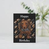 CARTE POSTALE DOXIE ROUX AUX CHEVEUX LONGS (Debout devant)