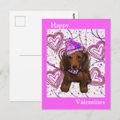 CARTE POSTALE DOXIE ROUX AUX CHEVEUX LONGS (Devant / Derrière)