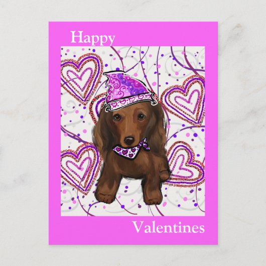 CARTE POSTALE DOXIE ROUX AUX CHEVEUX LONGS (Devant)