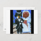 Carte Postale Doxies mariages (Devant / Derrière)