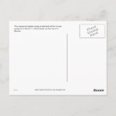 Carte Postale Dr Ann l'Orangutan (Dos)