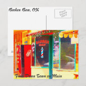 Carte Postale Dr Pepper et une coupe de cheveux (Devant / Derrière)