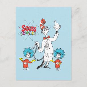 Carte Postale Dr Seuss Chat dans la science de la sécurité Cas