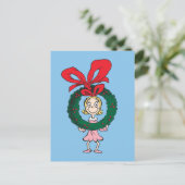 Carte Postale Dr Seuss | Cindy-Lou Who - Wreath (Debout devant)
