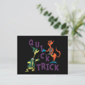 Carte Postale Dr Seuss | Graphique d'Halloween en raccourci (Debout devant)