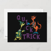 Carte Postale Dr Seuss | Graphique d'Halloween en raccourci (Devant / Derrière)