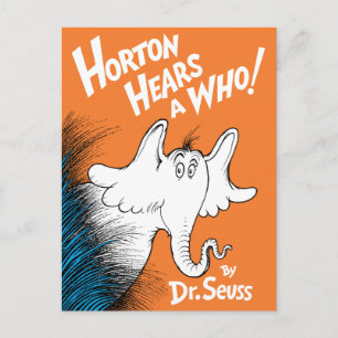 Carte Postale Dr Seuss   Horton Entend un qui livre