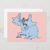 Carte Postale Dr. Seuss | Horton & la poussière de poussière (Devant / Derrière)