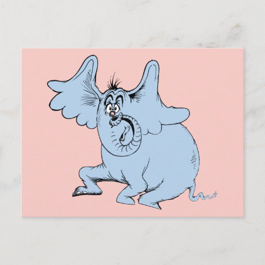 Carte Postale Dr. Seuss | Horton & la poussière de poussière (Devant)
