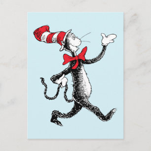 Carte Postale Dr. Seuss Le Chat Chapeauté Allée du Chat