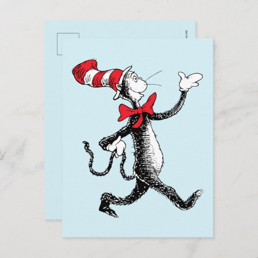 Carte Postale Dr. Seuss | Le Chat dans le Chapeau (Devant / Derrière)