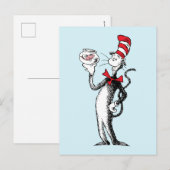 Carte Postale Dr. Seuss | Le Chat dans le Chapeau & Krinklebine (Devant / Derrière)
