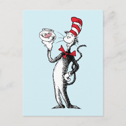 Carte Postale Dr. Seuss | Le Chat dans le Chapeau & Krinklebine (Devant)