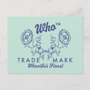 Carte Postale Dr Seuss   Le meilleur logo de Who-ville