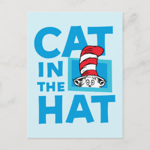 Carte Postale Dr. Seuss Logo du Chat dans le Chapeau